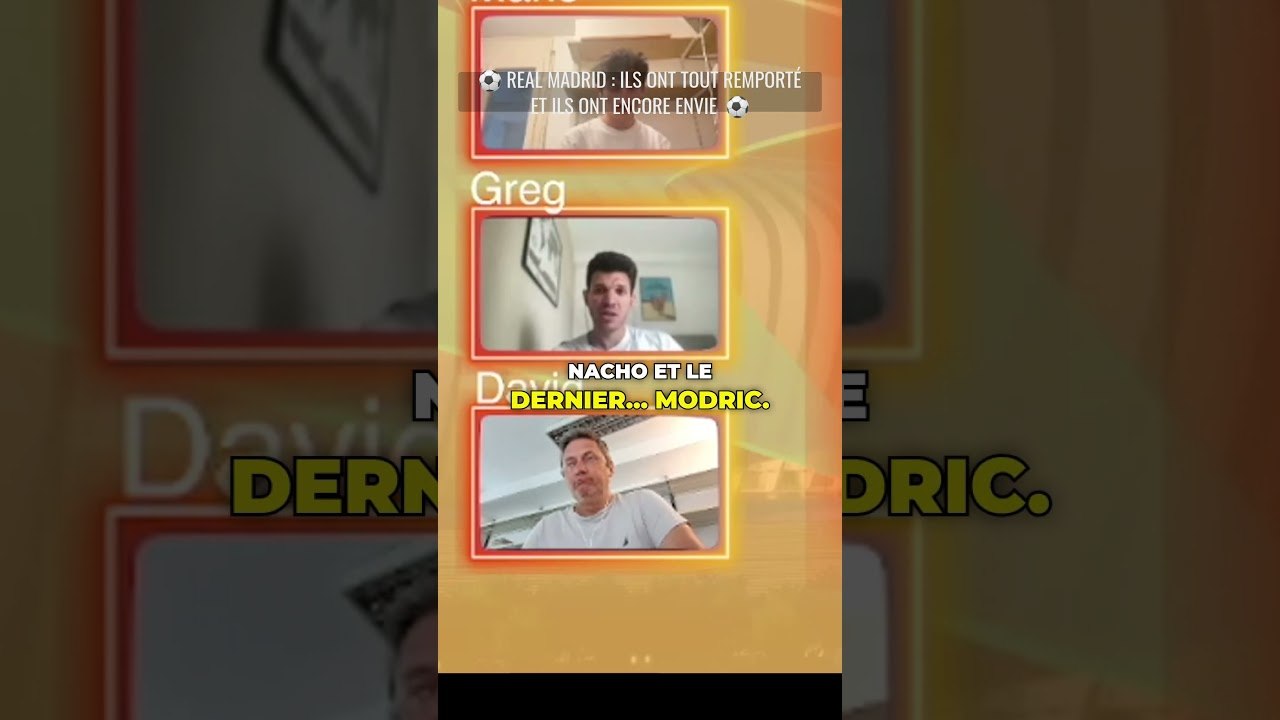 Real Madrid : Ils ont tout remporte et ils ont encore envie #live #foot #football