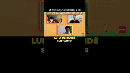 Southgate : "faire aussi peu de jeu avec une telle equipe c'est un exploit" #live #memes #interview