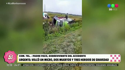El cura Paco Oliveira contó detalles escabrosos del choque en el que podría haber perdido la vida: “Gracias a Dios”