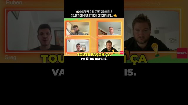 Mbappe, si c'est Zidane le sélectionneur et non Deschamps... #football #footballgame