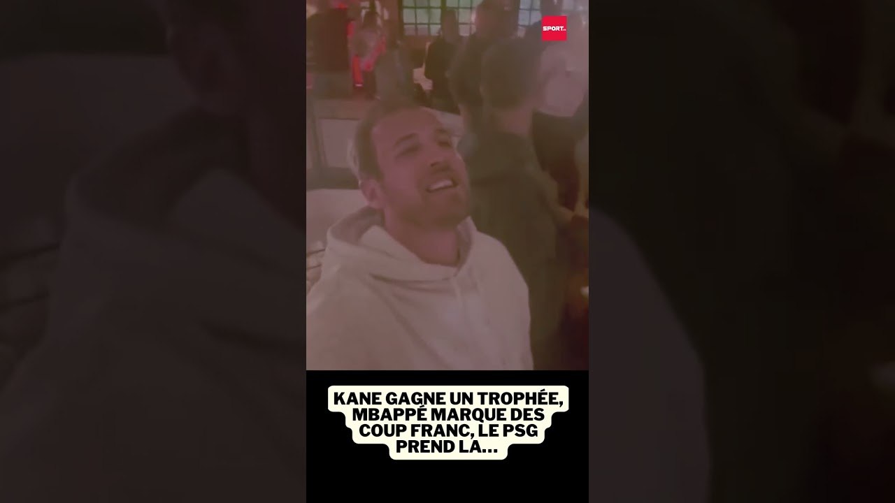 Kane gagne un trophée, Mbappé marque des coup franc, le PSG prend la…  #football #foot #ldc