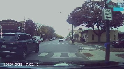Car Hit by Driver Cutting Through Traffic in Chicago