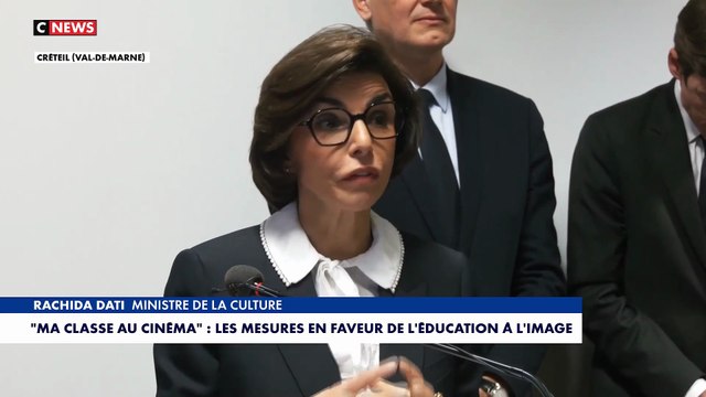 Rachida Dati sur le dispositif «Ma Classe au cinéma» : «Chaque élève doit accéder à des films, comme les films du patrimoine et des grands classiques populaires»