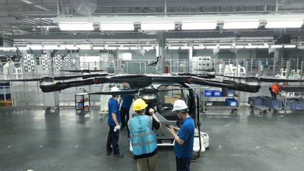 World's first flying car factory begins trial production in China