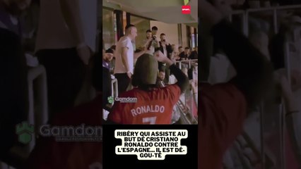 RIBÉRY QUI ASSISTE AU BUT DE CRISTIANO RONALDO CONTRE L'ESPAGNE... IL EST DÉ-GOU-TÉ  #football