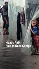 Heavy Rain Floods Gaza Camps