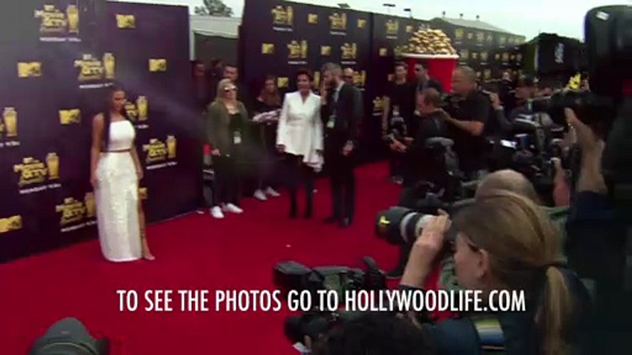 Kim Kardashian Walks The Runway For Balenciaga In Plunging Outfit For Paris Fashion Week