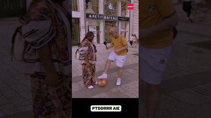 Ahaha, elle est tombée comme du n'importe quoi #foot