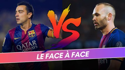 Xavi VS Iniesta, tu prends qui ? Le face à face !