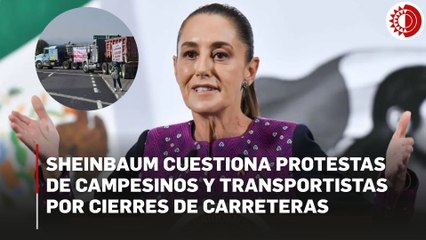 Bloqueos motivados por quienes pretenden mantener privilegios en el uso del agua: Sheinbaum