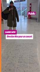 Claudio Capeo, en pleine promo pour son nouvel album "Nouveau souffle", voyage en direction Nice