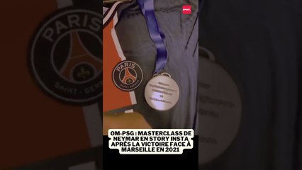 PSG-OM : La masterclass de Neymar en story insta après la victoire face à Marseille en 2021 😂😂