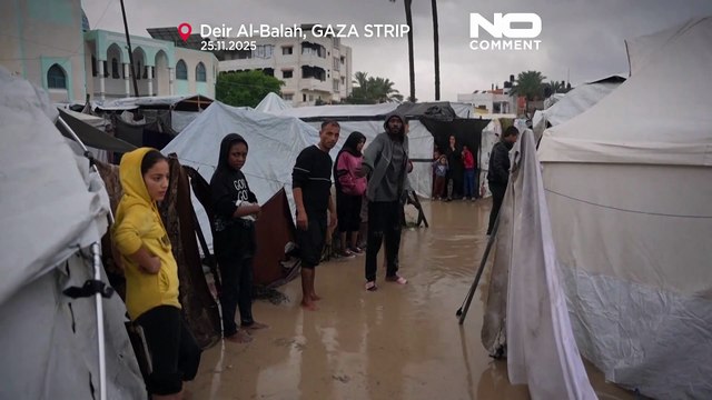 Heavy rains flood Gaza camps, worsening the humanitarian crisis
