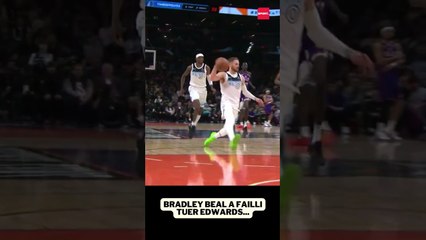Bradley Beal a failli tuer Anthony Edwards #nba #basketball