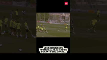 Les exercices de finition au Real Madrid durant l’ère Zidane... #football