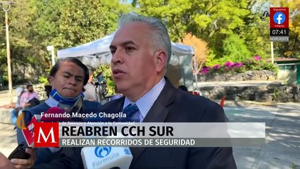 Padres y alumnos del CCH Sur se suman a recorridos de seguridad en regreso a clases