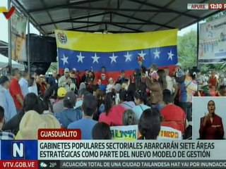 Asignan siete áreas estratégicas que serán gestionadas por los gabinetes sectoriales en el edo. Apure