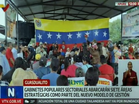 Asignan siete áreas estratégicas que serán gestionadas por los gabinetes sectoriales en el edo. Apure