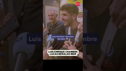 PSG : Luis Enrique chambre Lucas Beraldo #football