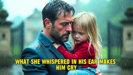 Millionaire Finds Poor Girl in Storm — Her Whispered Secret Brings Him to Tears”