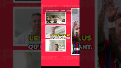 Hakimi rompt l'union sacree #psg  #football #foot# #ligue1#ballondor