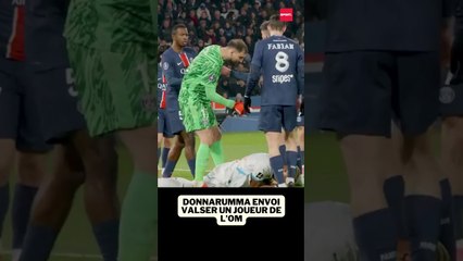 Donnarumma envoi valser un joueur de l’OM #psg  #football #ligue1