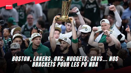 Boston, Lakers, OKC, Nuggets, cavs... nos brackets pour les PO NBA
