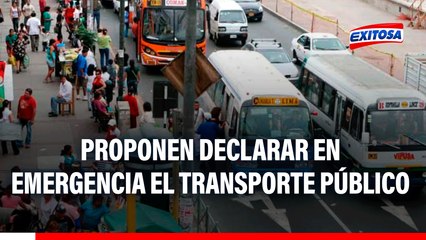Proponen declarar en emergencia el transporte público: "Se debe hacer en todo el sector", indica Tito Alvites