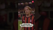 L'incroyable présentation de Luka Modric à San Siro #football