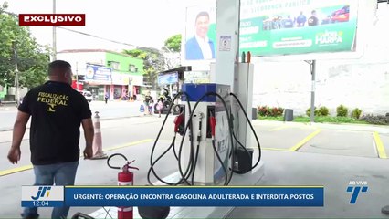 Operação encontra gasolina adulterada e interdita postos