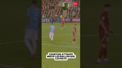 Courtois attrape mieux les ballon que les rats #football