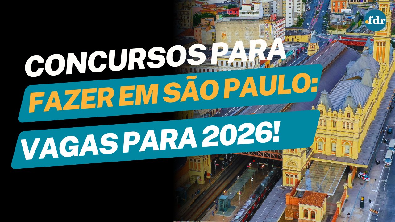 5 concursos públicos em São Paulo para 2026