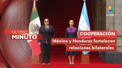 Pdta. Sheinbaum sostiene reunión con su homóloga de Honduras Xiomara Castro