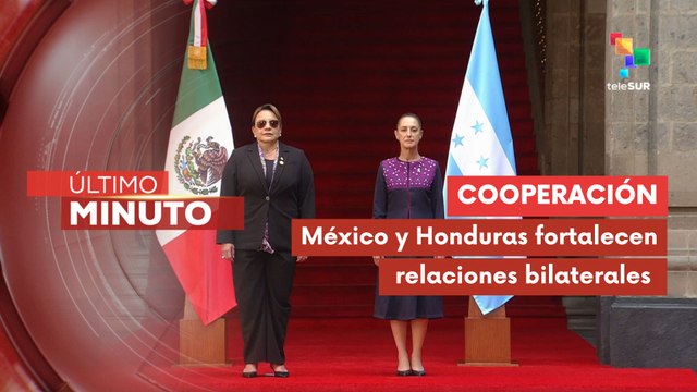 Pdta. Sheinbaum sostiene reunión con su homóloga de Honduras Xiomara Castro