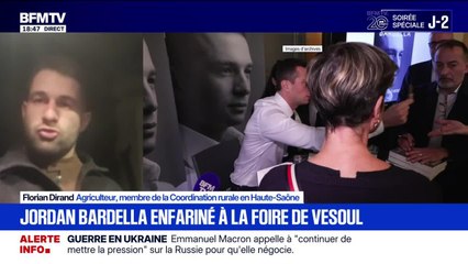 Marschall Truchot : Jordan Bardella enfariné à la foire de Vesoul - 25/11