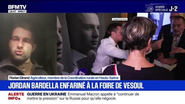 Marschall Truchot : Jordan Bardella enfariné à la foire de Vesoul - 25/11