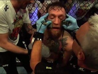 Seconds before the explosion: What happens to a fighter inside the corner between #UFC rounds