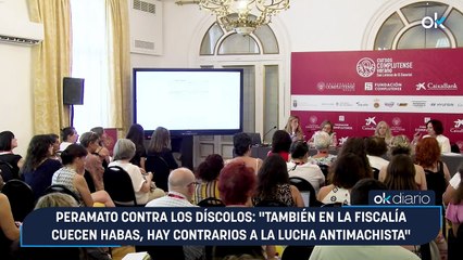 Peramato contra los díscolos: "También en la Fiscalía cuecen habas, hay contrarios a la lucha antimachista"