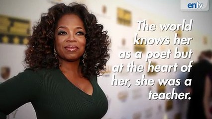 Beyonce and Oprah Remember Maya Angelou