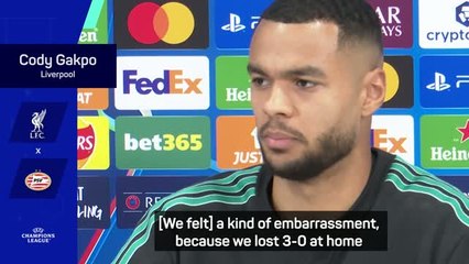 Forest defeat 'was embarrasing' - Gakpo