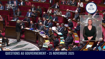 Questions au Gouvernement - Questions au Gouvernement du mardi 25 novembre 2025