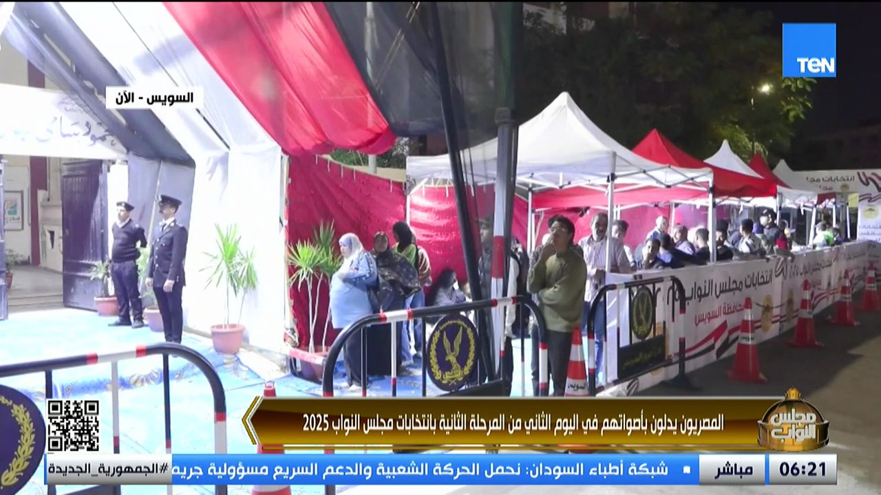 تغطية خاصة لثاني أيام انتخابات مجلس النواب مع اللواء وائل ربيع خبير الأمن الإقليمي تقديم علا حجازي