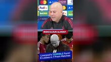Slot slams Liverpool's 'ridiculous' form