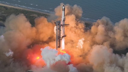 See SpaceX Starship's 10th Launch In Epic 4K Slow Motion