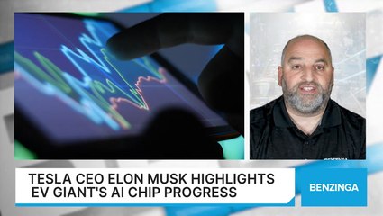 Tesla CEO Elon Musk Highlights EV Giant's AI Chip Progress