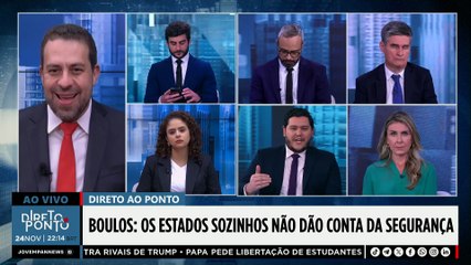 Boulos sai em defesa de Lula sobre segurança: “Estados são responsáveis” | DIRETO AO PONTO