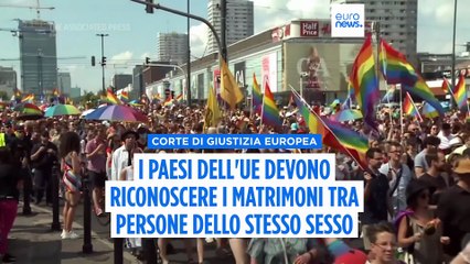 Matrimoni gay, svolta Ue: tutti gli Stati devono riconoscerli, anche se vietati a livello nazionale