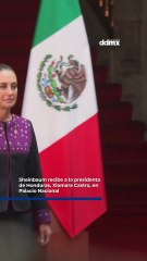 Sheinbaum recibe a la presidenta de Honduras, Xiomara Castro, en Palacio Nacional