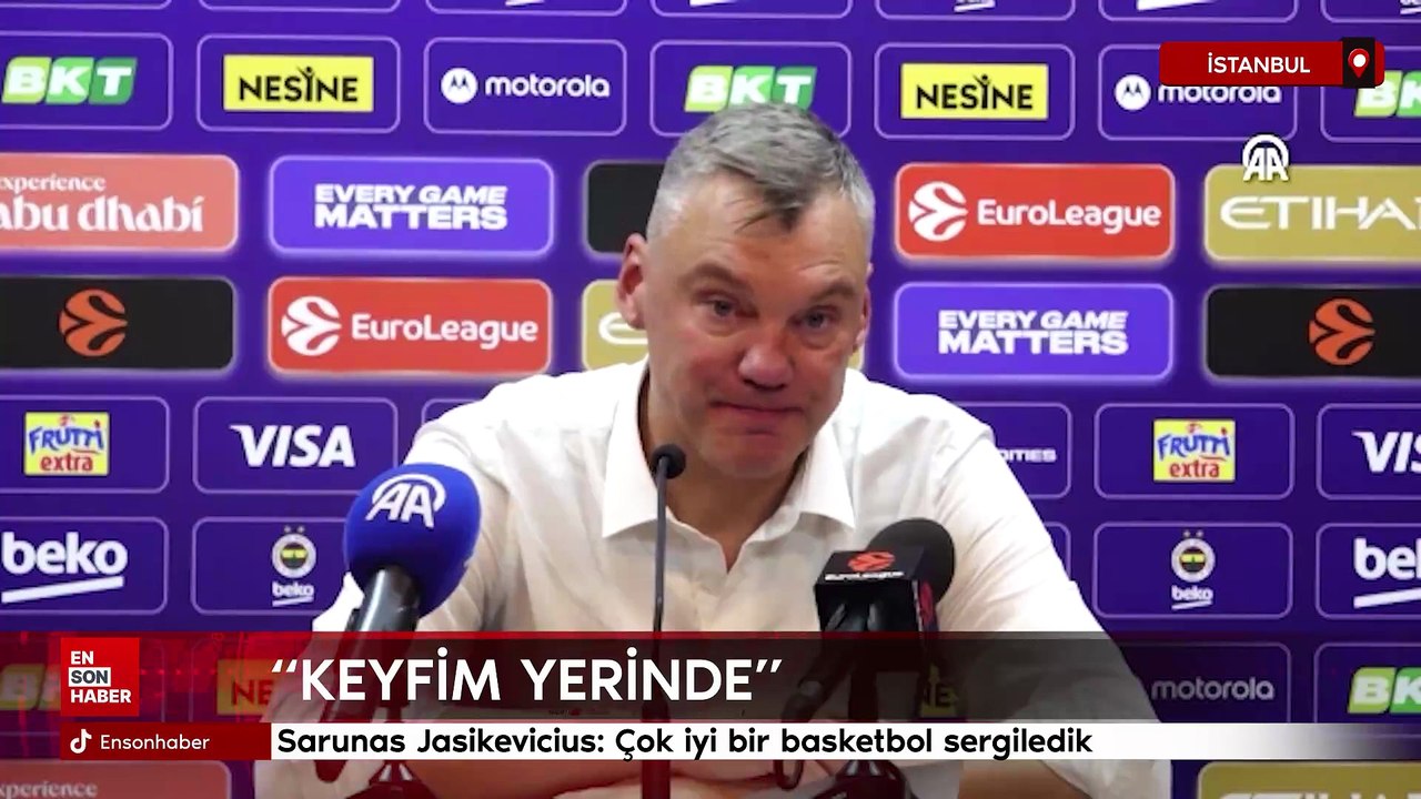 Sarunas Jasikevicius: Çok iyi bir basketbol ser...