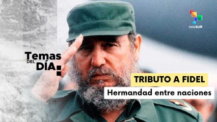 Venezolanos rindieron homenaje al comandante Fidel Castro Ruz